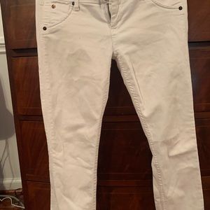 Hudson white jeans size 26 in good shape